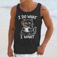 Antisocial Introvert Cat Coffee Sarcastic Attitudes Graphic Unisex Tank Top