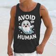 Avoid Humans Cute Kawaii Pastel Ghost Introvert Saying Unisex Tank Top Avoid Humans Cute Kawaii Pastel Ghost Introvert Saying Unisex Tank Top