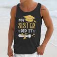 Back To School My Sister Did It Graduation Proud Sister Graduated Female X-Small Unisex Tank Top