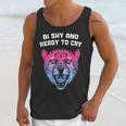 Bi Shy And Ready To Cry Bisexual Introvert Bi Pride Unisex Tank Top