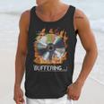 Buffering Glitched CD On Fire 2000s Nostalgia Unisex Tank Top
