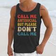 Call Me Antisocial But Please Don't Call Me Introvert Unisex Tank Top Call Me Antisocial But Please Don't Call Me Introvert Unisex Tank Top