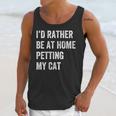 Cat Owner Introvert Stay Home Rather Pet Cat Unisex Tank Top Cat Owner Introvert Stay Home Rather Pet Cat Unisex Tank Top