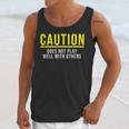 Caution Does Not Play Well With Others Introvert Unisex Tank Top Caution Does Not Play Well With Others Introvert Unisex Tank Top