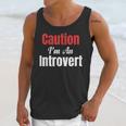 Caution I'm An Introvert Sarcastic Geek Video Gamer Jokes Unisex Tank Top Caution I'm An Introvert Sarcastic Geek Video Gamer Jokes Unisex Tank Top