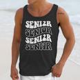 Class Of 2024 High School Senior Graduation Groovy Wave Unisex Tank Top