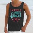 Cosmetology Graduation Tee I Survived Cosmetology School Unisex Tank Top