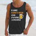 I Like Craft Beer & Maybe 3 People Introvert Beer Fans Unisex Tank Top I Like Craft Beer & Maybe 3 People Introvert Beer Fans Unisex Tank Top