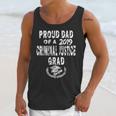 Criminal Justice Grad Proud Dad Vintage GraduationShirts Unisex Tank Top