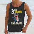 Dinosaur Graduation Cap Gown 3rd Grade Graduate Nailed It Unisex Tank Top