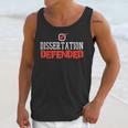 Dissertation Defended Doctorate Doctoral PhD Graduation Unisex Tank Top