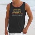 Don't Come To My House Unannounced Introvert Introverted Unisex Tank Top