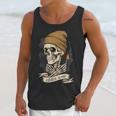 Elder Emo Skeleton Beanie Nostalgia Scene Aesthetic Unisex Tank Top