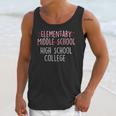Elementary Middle School High School College Graduation Unisex Tank Top
