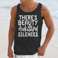 Embracing Awkward Silences Introvert Humor Antisocial Unisex Tank Top