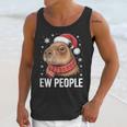 Ew People Capybara Christmas Introvert Holiday Humor Unisex Tank Top