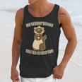 Ew People Ferret Saying Mask Introvert Ferrets Unisex Tank Top