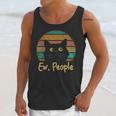 Ew People Retro Cat Lover Social Introvert Unisex Tank Top