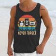 Never Forget Retro 80s 90s Floppy VHS Cassette Nostalgia Unisex Tank Top