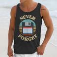 Never Forget Retro Diskette Nostalgia Vintage Unisex Tank Top Never Forget Retro Diskette Nostalgia Vintage Unisex Tank Top