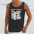 Never Forget VHS Tape Cassette Floppy Disk Nostalgia 80s 90s Unisex Tank Top