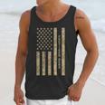 Frutiger Aero Aesthetic Retro Tech Desert Camo Distressed Unisex Tank Top