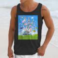 Frutiger Aero Aesthetic Tech Cherry Blossom Fishes Bubbles Unisex Tank Top Frutiger Aero Aesthetic Tech Cherry Blossom Fishes Bubbles Unisex Tank Top