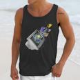 Frutiger Aero Aesthetic Tech Computer Aquarium Fishes Unisex Tank Top
