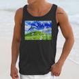 Frutiger Aero Dolphin Meadow Aesthetic Y2k 2000s Ironic Unisex Tank Top