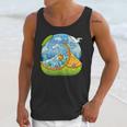 Frutiger Aero Y2K Fashion Trends Statement Piece Tech Orange Unisex Tank Top