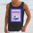 Fun Cute Introvert Cat Character With Wine Unisex Tank Top Fun Cute Introvert Cat Character With Wine Unisex Tank Top