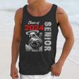 Fun Trendy UFO Sloth Graduation Class Of 2024 Senior Unisex Tank Top