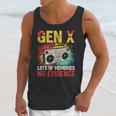 Gen X Lots Of Memories No Evidence Retro Nostalgia Humor Unisex Tank Top Gen X Lots Of Memories No Evidence Retro Nostalgia Humor Unisex Tank Top