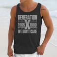 Generation X We Don't Care Gen X Gen Xer Nostalgia Unisex Tank Top Generation X We Don't Care Gen X Gen Xer Nostalgia Unisex Tank Top