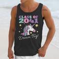 Girls Class Of 2041 Magical Unicorn Graduation Cap Unisex Tank Top