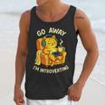 Go Away I'm Introverting Cat Coffee Headphones Unisex Tank Top Go Away I'm Introverting Cat Coffee Headphones Unisex Tank Top