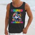 Graduation I Crushed Kindergarten Unicorn Girls Grad Magical Unisex Tank Top