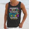 Graduation Shirt For 5th Grader Goodbye Hello Middle School Unisex Tank Top