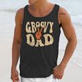 Groovy Dad 70s Aesthetic Nostalgia 1970's Retro Dad Unisex Tank Top