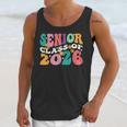 Groovy Senior Class Of 2026 My Last First Day Graduation 26 Unisex Tank Top