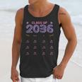 Grow With Me Graduation First Day Of School Class Of 2036 Unisex Tank Top