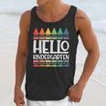 Hello Kindergarten First Day Back To School Graduation Unisex Tank Top