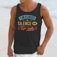I'm Fluent In Silence And Eye-Rolls Introverts Unisex Tank Top I'm Fluent In Silence And Eye-Rolls Introverts Unisex Tank Top