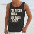I'm Nicer Than My Face Looks Introverted Introverts Unisex Tank Top I'm Nicer Than My Face Looks Introverted Introverts Unisex Tank Top
