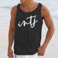 INTJ Introvert Myers Briggs Personality Type Unisex Tank Top INTJ Introvert Myers Briggs Personality Type Unisex Tank Top