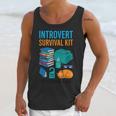 Introvert Book Lover Introvert Survival Kit Unisex Tank Top
