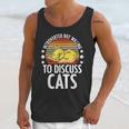 Introvert Cat Kitten Quote For Feline Whisperer Unisex Tank Top
