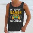 Introvert Gamer Video Games Anti Social Team Player Unisex Tank Top