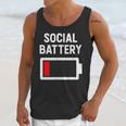 Introvert Low Social Battery Level Anti Social People Unisex Tank Top Introvert Low Social Battery Level Anti Social People Unisex Tank Top