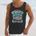 Introvert Quote Introverted But Willing To Discuss Crystals Unisex Tank Top